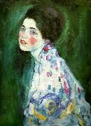 kvinnoportratt Gustav Klimt